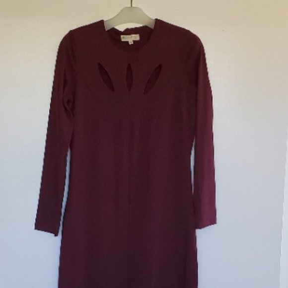 Synergy Organic Clothing Women's Caitlin Dress Small in Mahogany-Burgundy-Wine - Picture 3 of 13